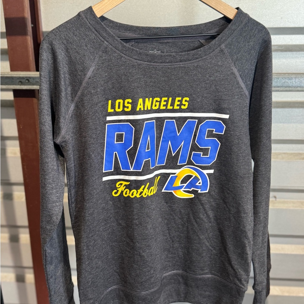 NEW NFL TEAM APPAREL LOS ANGELES RAMS WOMENS SWEATER SZ SMALL S